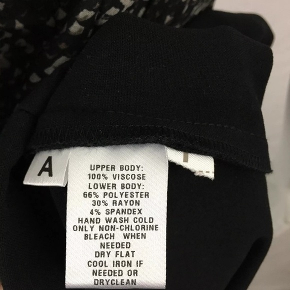 Ann Taylor LOFT career dress black snake print zip - Picture 8 of 8